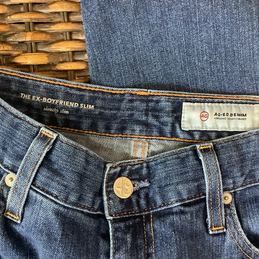 AG Adriano Goldschmeid Ex Boyfriend Slouchy Slim 30 - Picture 7 of 8